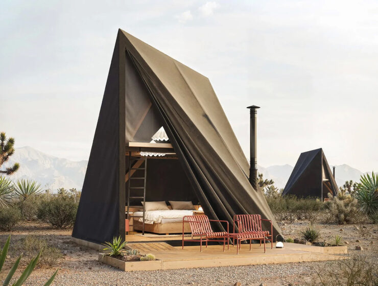 BIG Unveils Softshell: A Two-Storey Luxury Glamping Tent